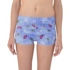 Ladybug Blue Nature Boyleg Bikini Bottoms by HermanTelo