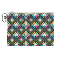 Pattern Pastels Background Canvas Cosmetic Bag (xl)