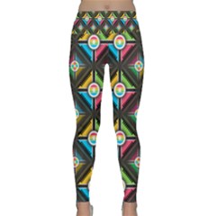 Pattern Pastels Background Lightweight Velour Classic Yoga Leggings by HermanTelo