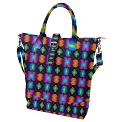 Squares Spheres Backgrounds Texture Buckle Top Tote Bag