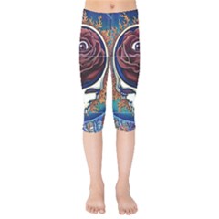 Grateful Dead Ahead Of Their Time Kids  Capri Leggings  by Sapixe