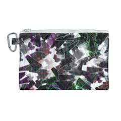 Abstract Science Fiction Canvas Cosmetic Bag (large) by HermanTelo