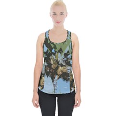 Palm Tree Piece Up Tank Top by snowwhitegirl