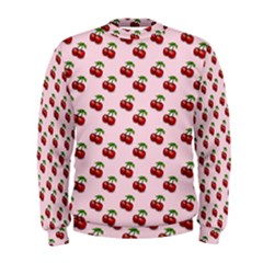 Retro Pink Cherries Men s Sweatshirt by snowwhitegirl