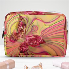 Arrangement Butterfly Pink Make Up Pouch (medium)