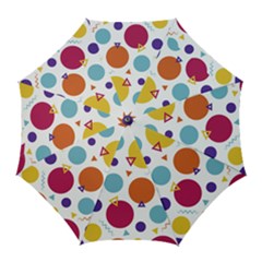 Background Polka Dot Golf Umbrellas