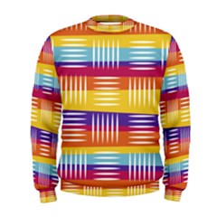 Background Line Rainbow Men s Sweatshirt by HermanTelo