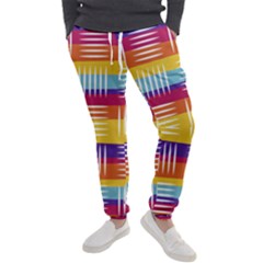 Background Line Rainbow Men s Jogger Sweatpants