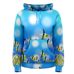 Fish Underwater Sea World Women s Pullover Hoodie by HermanTelo