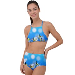 Fish Underwater Sea World High Waist Tankini Set by HermanTelo