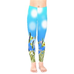 Fish Underwater Sea World Kids  Legging by HermanTelo