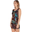 Mosaic Abstract Bodycon Dress View2