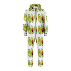 Pattern Avocado Green Fruit Hooded Jumpsuit (kids) by HermanTelo