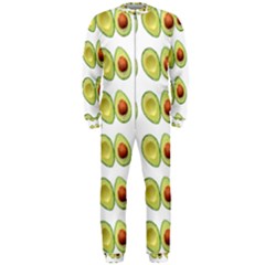 Pattern Avocado Green Fruit Onepiece Jumpsuit (men)  by HermanTelo