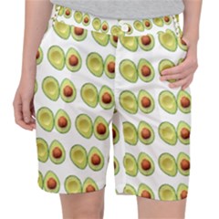 Pattern Avocado Green Fruit Pocket Shorts