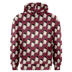 Beanie Boy Pattern Red Men s Overhead Hoodie