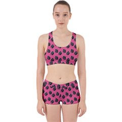 Girl Face Pink Work It Out Gym Set by snowwhitegirl