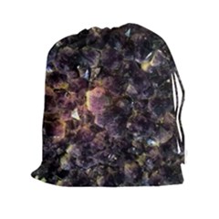 Amethyst Drawstring Pouch (xxl) by WensdaiAmbrose