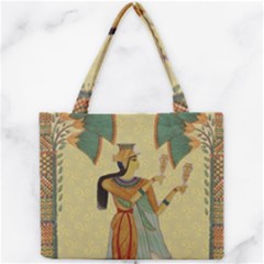 Egyptian Design Man Artifact Royal Mini Tote Bag by Sapixe