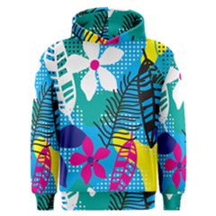 Pattern Leaf Polka Flower Men s Overhead Hoodie