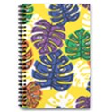 Pattern Leaves Grey 5.5  x 8.5  Notebook View1