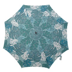 Pattern Leaves Banana Hook Handle Umbrellas (medium)