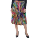 Polygon Wallpaper Classic Velour Midi Skirt  View1