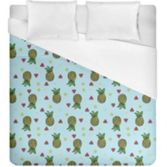 Pineapple Watermelon Fruit Lime Duvet Cover (king Size)