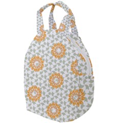 Stamping Pattern Yellow Travel Backpacks