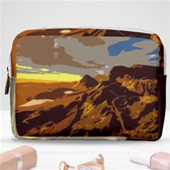 Scotland Monti Mountains Mountain Make Up Pouch (medium) by Sapixe