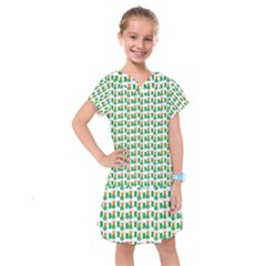 St-patricks Day Background Ireland Kids  Drop Waist Dress