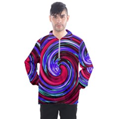 Swirl Vortex Motion Men s Half Zip Pullover