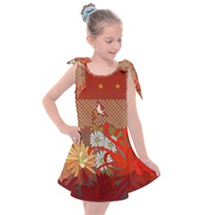 Autumn Pass Kids  Tie Up Tunic Dress by WensdaiAmbrose