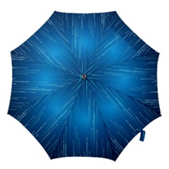 Abstract Rain Space Hook Handle Umbrellas (medium) by Bajindul