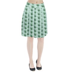 Aloe Plants Pattern Scrapbook Pleated Skirt by Bajindul