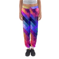 Abstract Background Colorful Pattern Women s Jogger Sweatpants by Bajindul