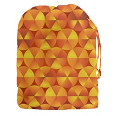 Background Triangle Circle Abstract Drawstring Pouch (xxxl)