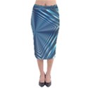 Form Pattern Tunnel Design Velvet Midi Pencil Skirt View1