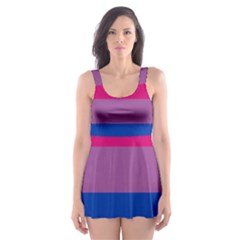 Bisexual Pride Flag Bi Lgbtq Flag Skater Dress Swimsuit by lgbtnation