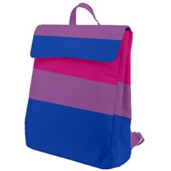 Bisexual Pride Flag Bi Lgbtq Flag Flap Top Backpack by lgbtnation