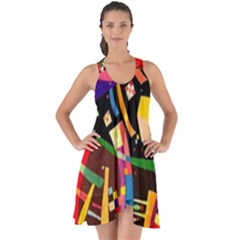 Kandinsky Composition X Show Some Back Chiffon Dress by impacteesstreetwearthree