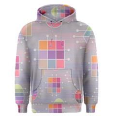 Pastels Shapes Geometric Men s Pullover Hoodie by Pakrebo