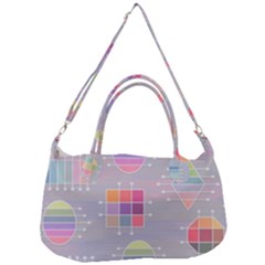 Pastels Shapes Geometric Removal Strap Handbag by Pakrebo