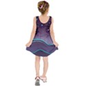 Scenery Sea Full Moon Stylized Kids  Sleeveless Dress View2