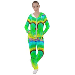 Abstract Color Design Background Women s Tracksuit by Pakrebo