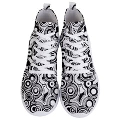 Circles Men s Lightweight High Top Sneakers by WensdaiAmbrose