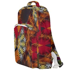 Sunflower Collage Double Compartment Backpack by bloomingvinedesign