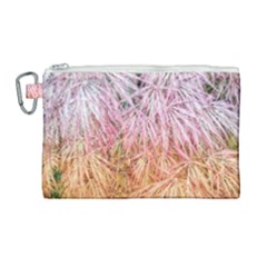 Fineleaf Japanese Maple Highlights Canvas Cosmetic Bag (large) by Riverwoman