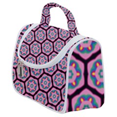 Background Pattern Tile Satchel Handbag by Nexatart