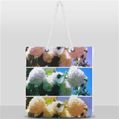 Snowball Branch Collage (i) Full Print Rope Handle Tote (large) by okhismakingart